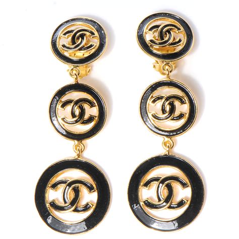 chanel earrings fashionphile